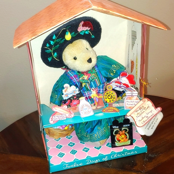 Muffy Little Peddler- Twelve Days of Christmas- Walt Disney Limited Edition. - Picture 3 of 3